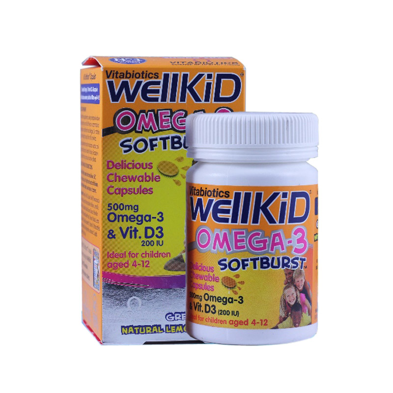 VB Wellkid Omega-3儿童鱼油咀嚼片（60粒)
