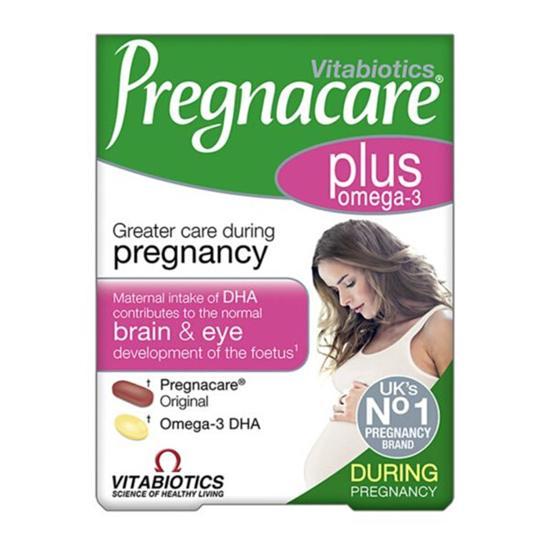 VB Pregnacare Plus孕妇叶酸维生素鱼油(56粒)
