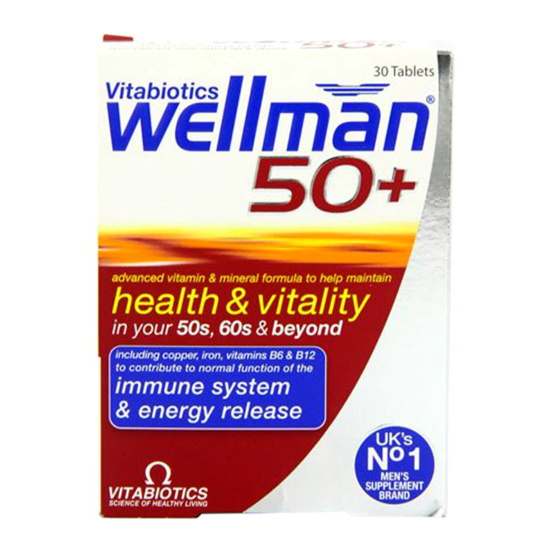 VB Wellman男性中老年维生素（50+）