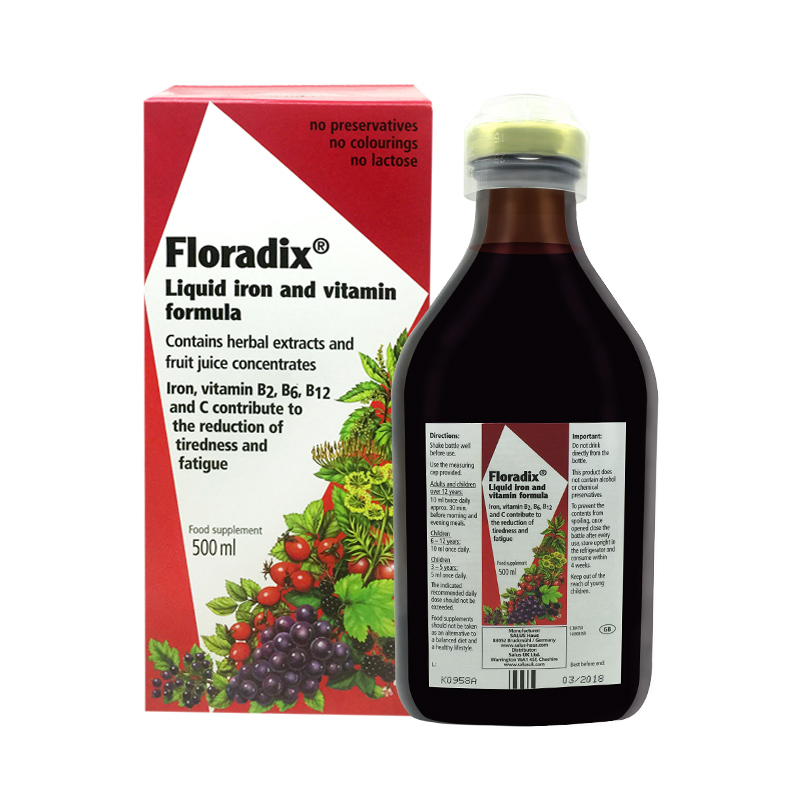 Floradix Iron铁元（500ml）
